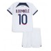Günstige Paris Saint-Germain Ousmane Dembele #10 Babykleidung Auswärts Fussballtrikot Kinder 2023-24 Kurzarm (+ kurze hosen)